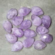 10X15MM FACETED PEAR CABOCHON CAPE AMETHYST(8PCS/BAG)